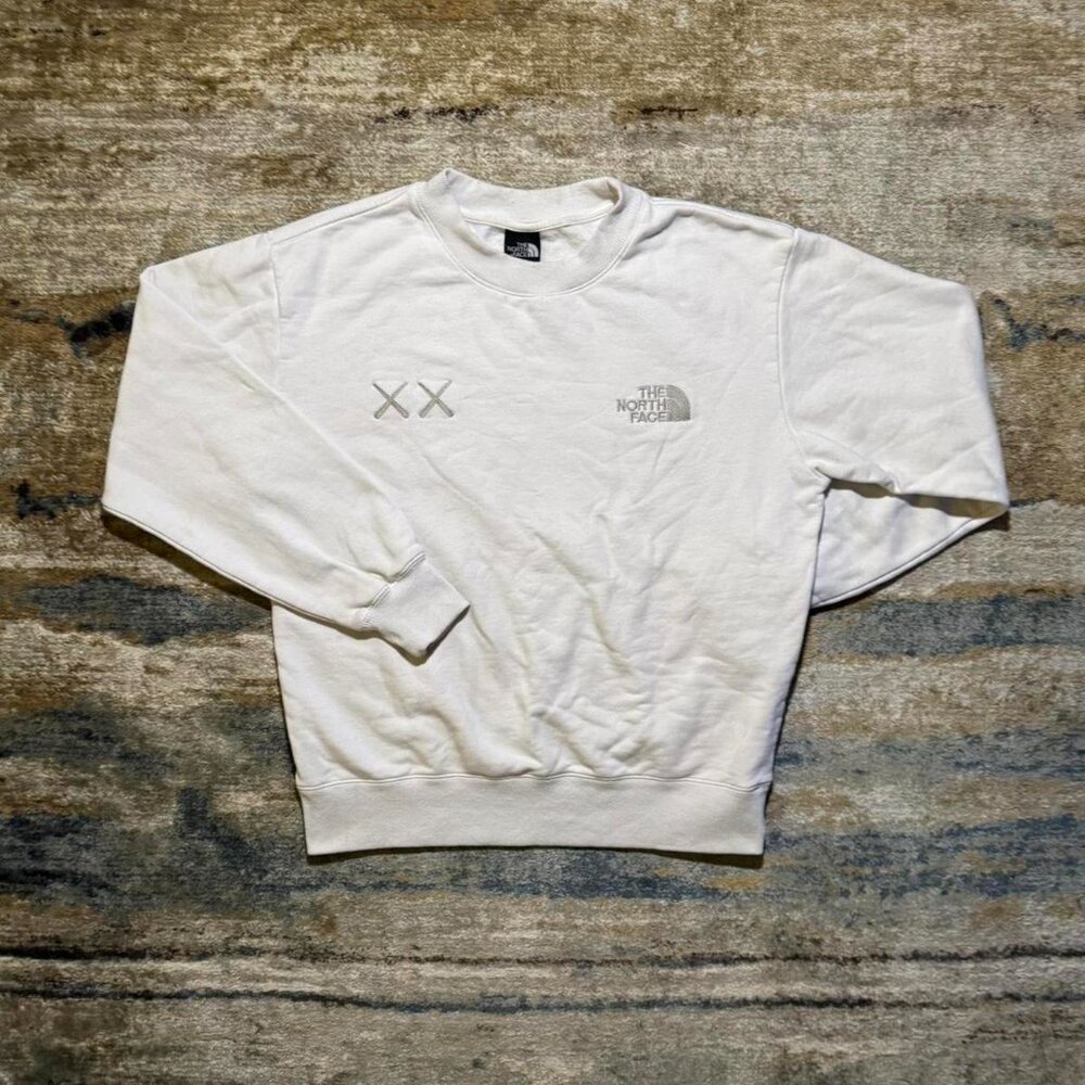 KAWS x The North Face Small Crewneck White